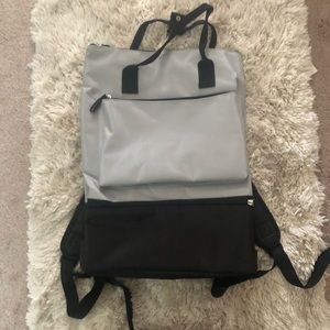 NWOT DSW Gray and black backpack